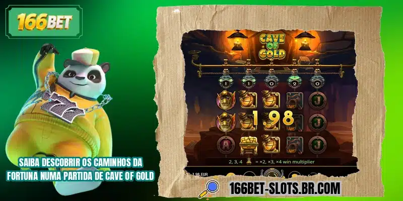 Saiba descobrir os caminhos da fortuna numa partida de Cave of Gold